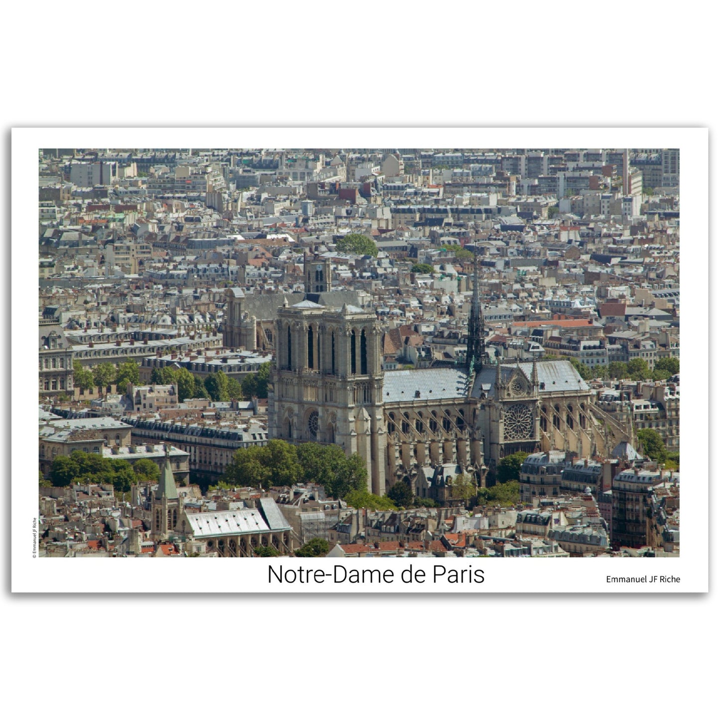 Notre-Dame de Paris - Papier poster Premium Semi-Glossy