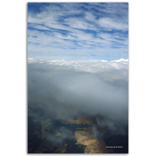 Nuages sur l’Espagne - Impression sur aluminium