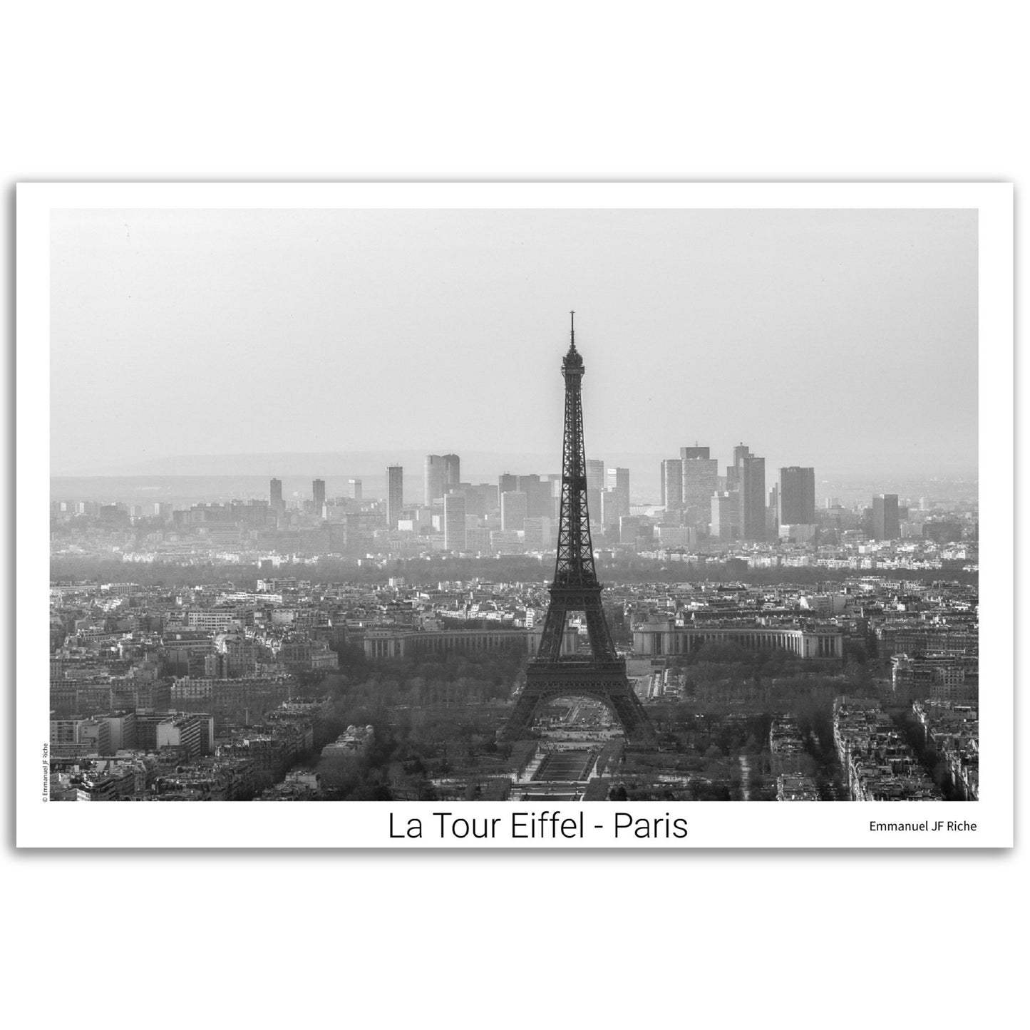 La Tour Eiffel - Paris - Papier poster Premium Semi-Glossy