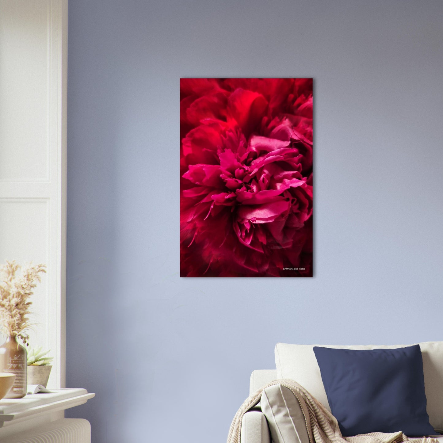 Rose feuille 2 - Impression sur aluminium