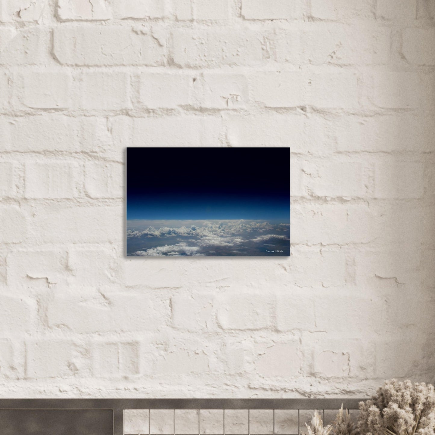 Espace et nuages - Papier poster Premium Semi-Glossy