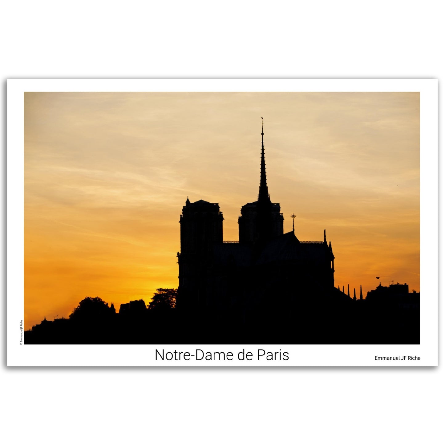 Notre-Dame de Paris - Papier poster Premium Semi-Glossy