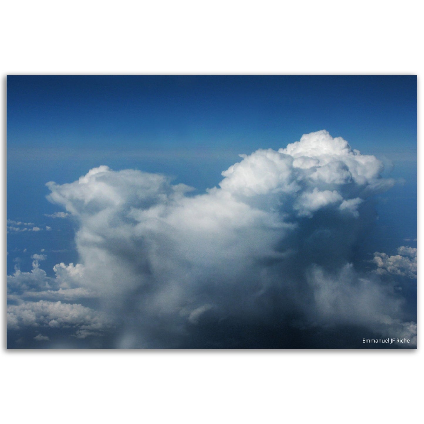 Nuages cumulonimbus - Impression sur aluminium