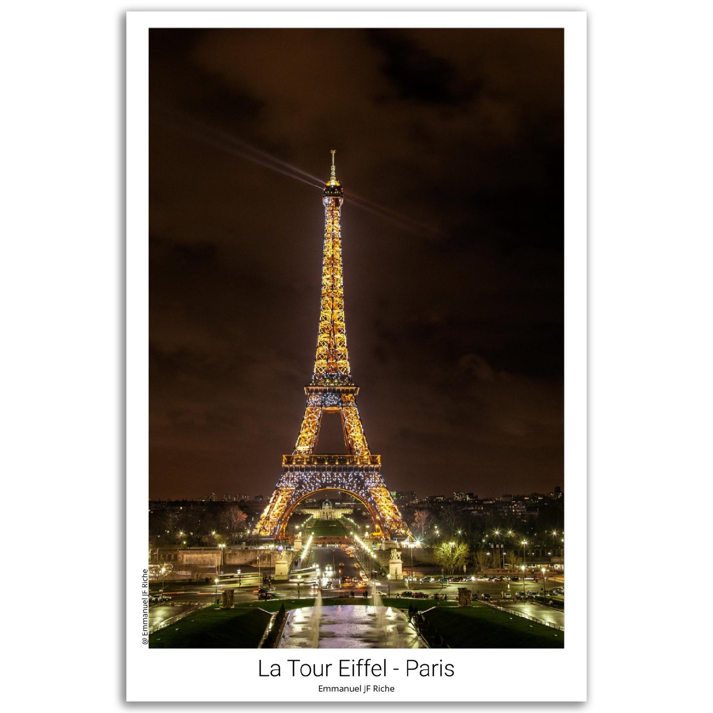 Tour Eiffel - Paris - Impression sur aluminium