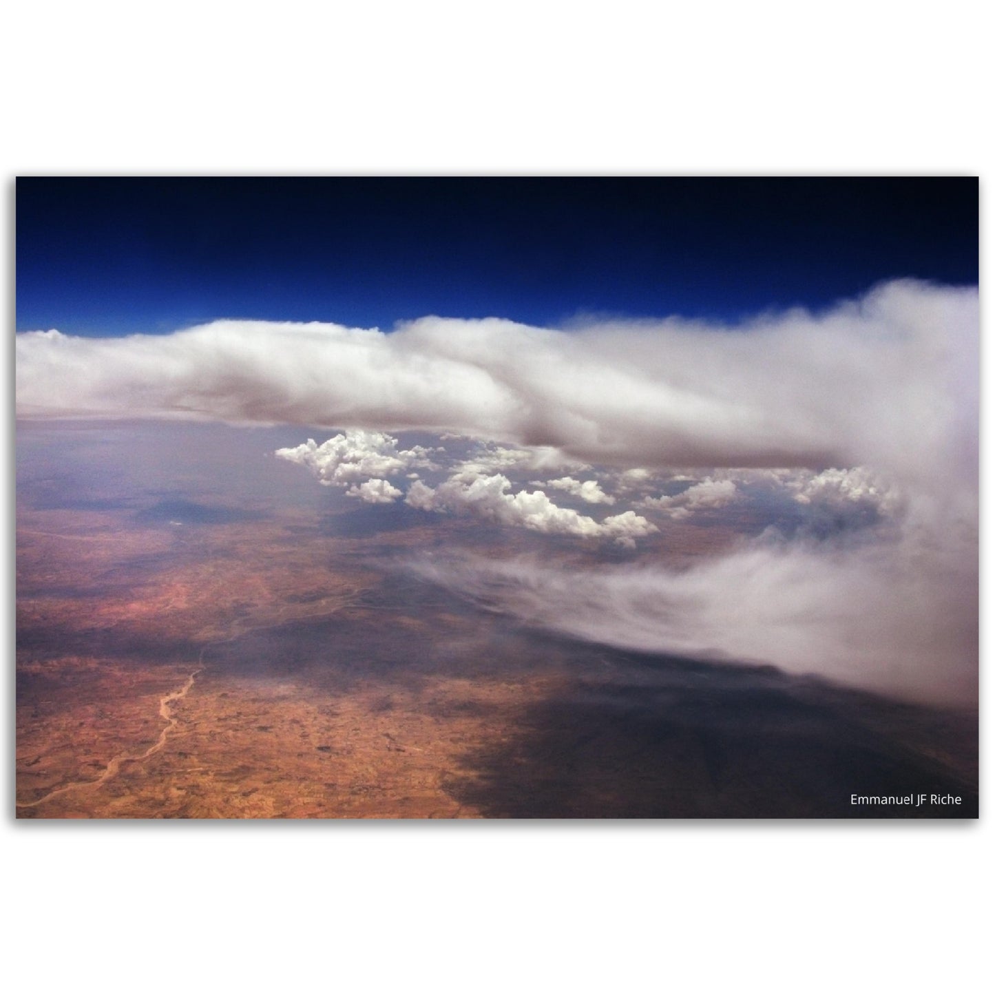 Nuages sur l’Espagne - Impression sur aluminium