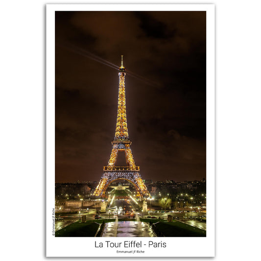 Tour Eiffel - Paris - Impression sur aluminium