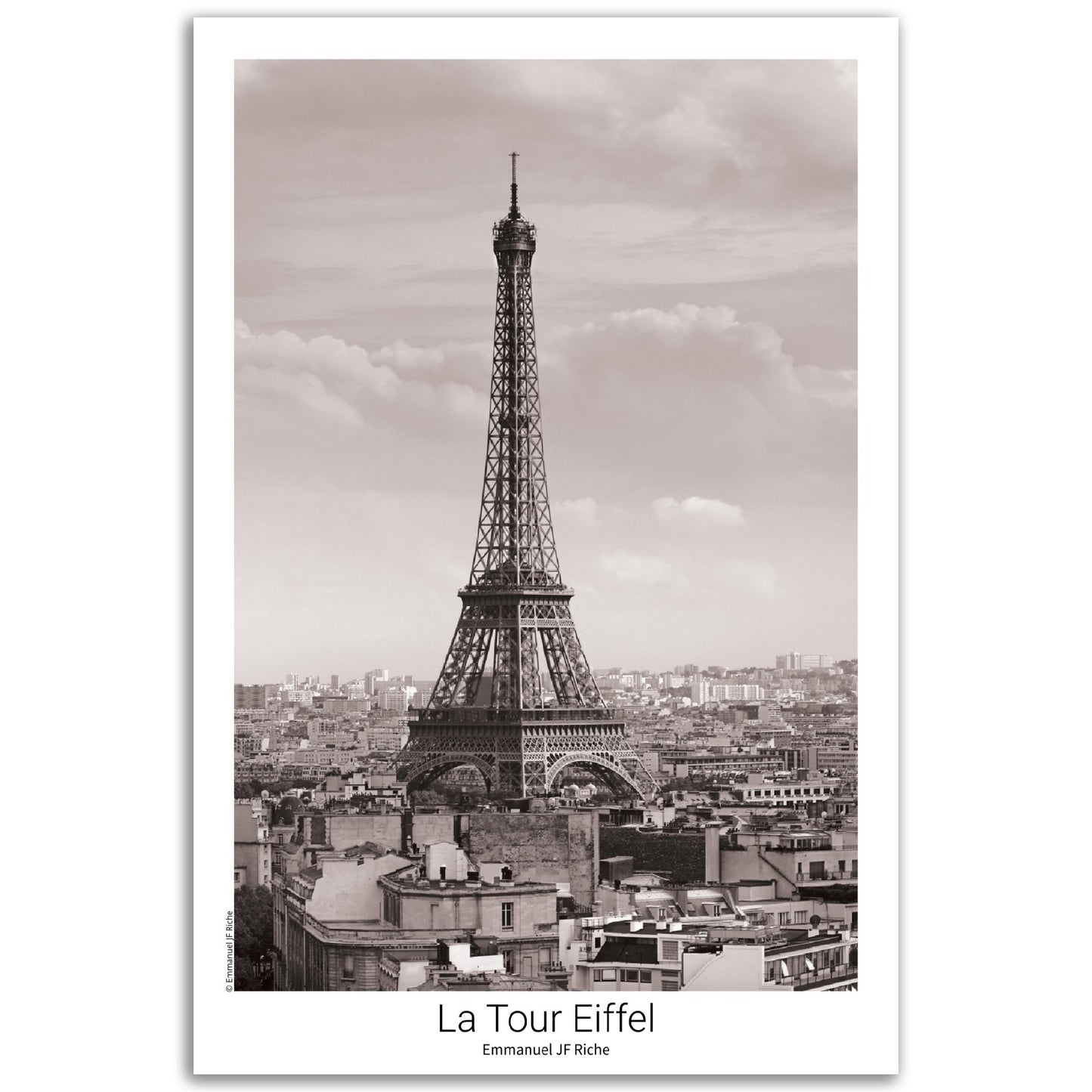 La Tour Eiffel - Papier poster Premium Semi-Glossy